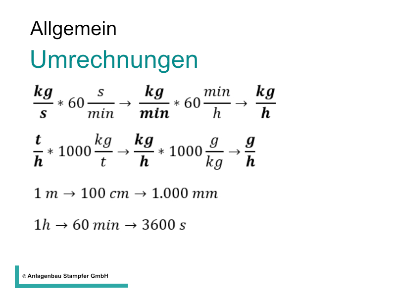 Berechnungen